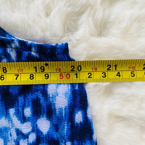 NEW MICHAEL Michael Kors Ikat Sleeveless Blouse, Size M, MSRP $78 - Picture 8 of 13